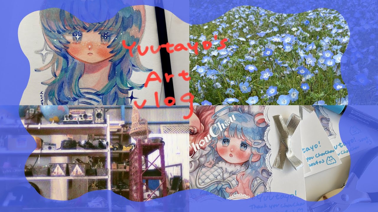 𝗔𝗿𝘁 𝘃𝗹𝗼𝗴 メイキングなど！ 3月後半〜GWあんまり絵描いてないの😭
