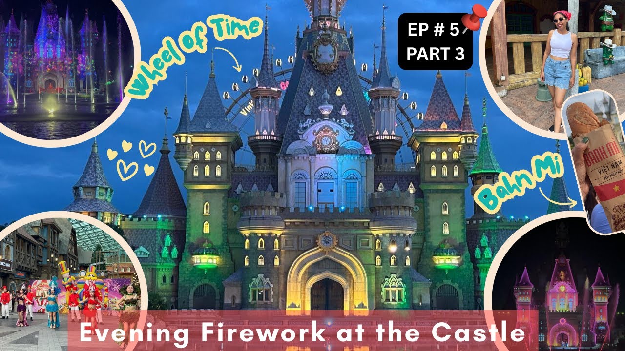 VinWonders Adventure 🌈 Fantasy World Tour | Wheel of Time |  Spectacular Night Light Show!