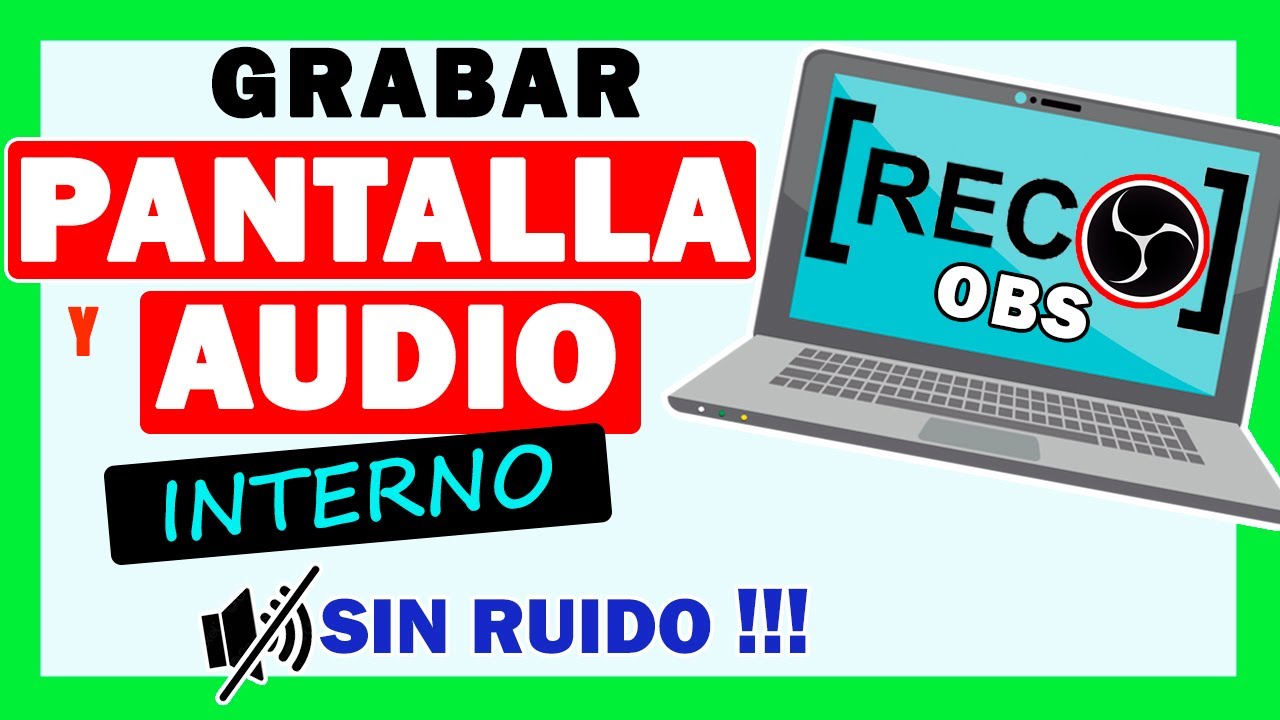 🎦como GRABAR PANTALLA y AUDIO INTERNO de PC con OBS STUDIO |👉silenciando los PARLANTES 👈  (2021) ✅