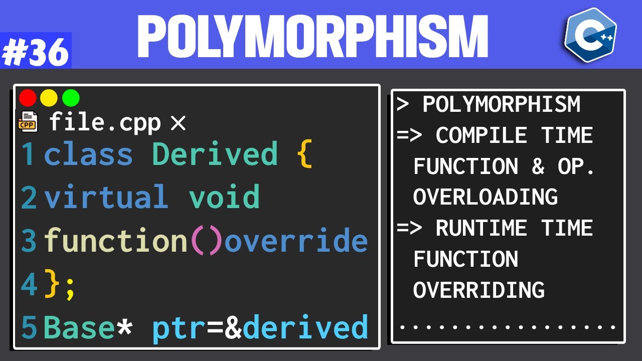 Polymorphism in C++ OOP