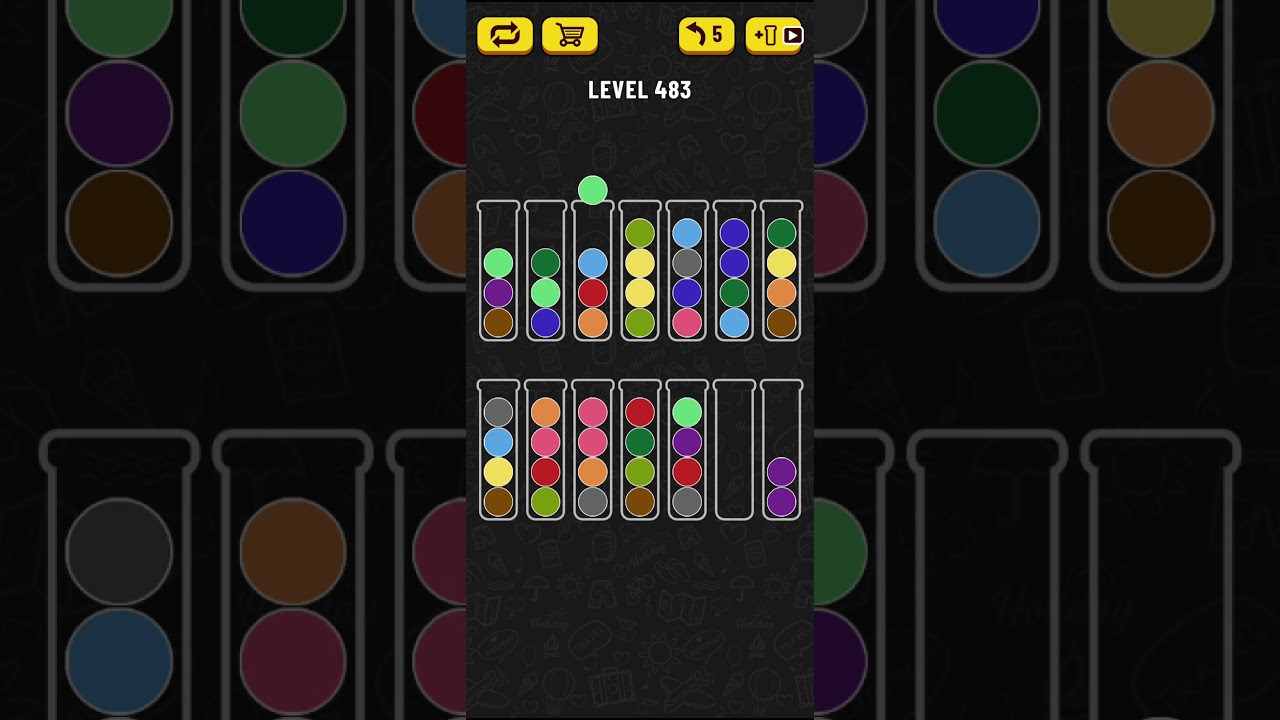 Ball Sort Puzzle - level 483