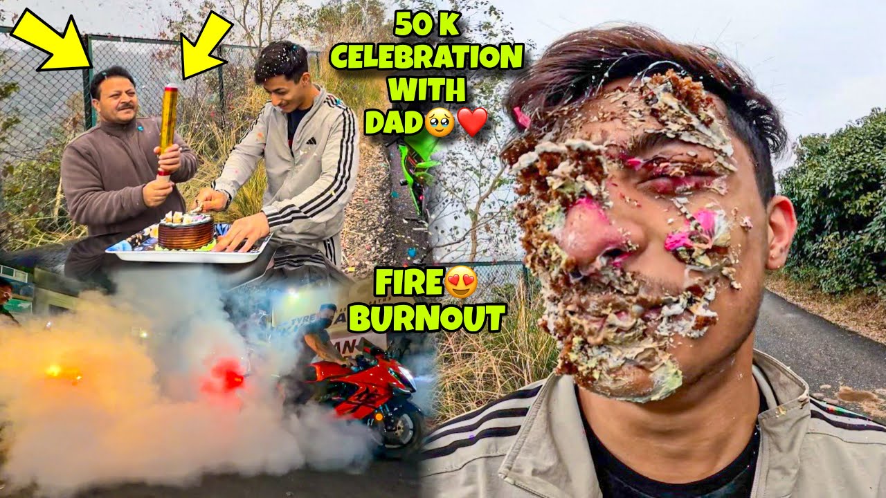 50 k Celebration with Dad😨 Gone Wrong @aalyanvlogs1299 
