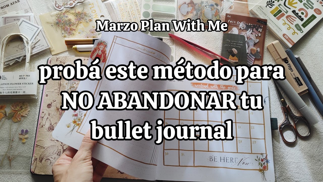 Método Alastair + tradicional | setup bujo marzo 🍂 cozy aesthetic vibes