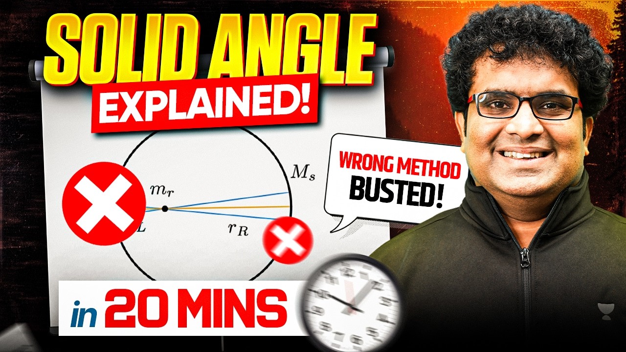 Solid Angle Explained in 20 Minutes | Stop Using the Wrong Method!