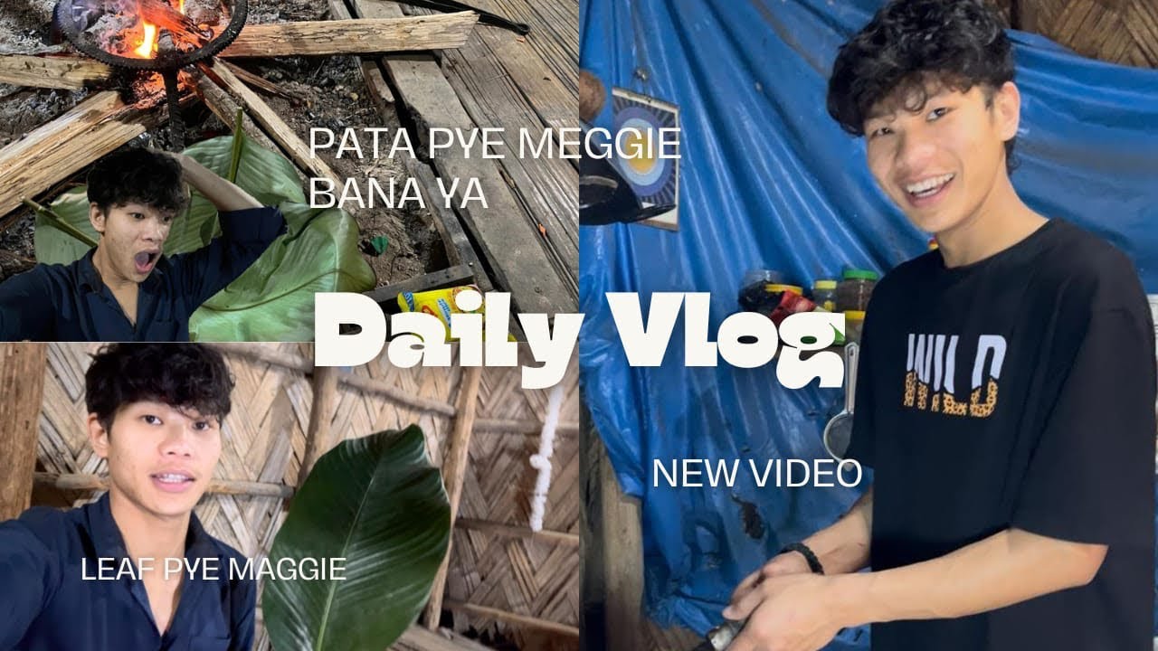 Leaf pye Maggie banaya aj 😱