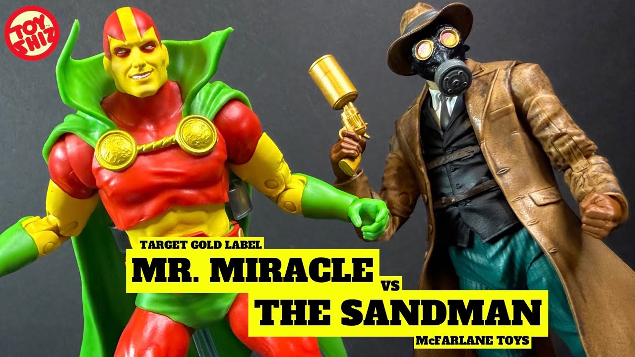 2025 Мистер Чудо и Песочный Человек | Эксклюзивные товары Gold Label | McFarlane Toys