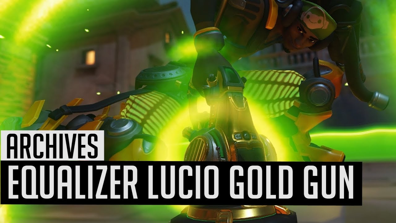 Overwatch Archives 2018 | Equalizer Lucio Gold Gun In-Game