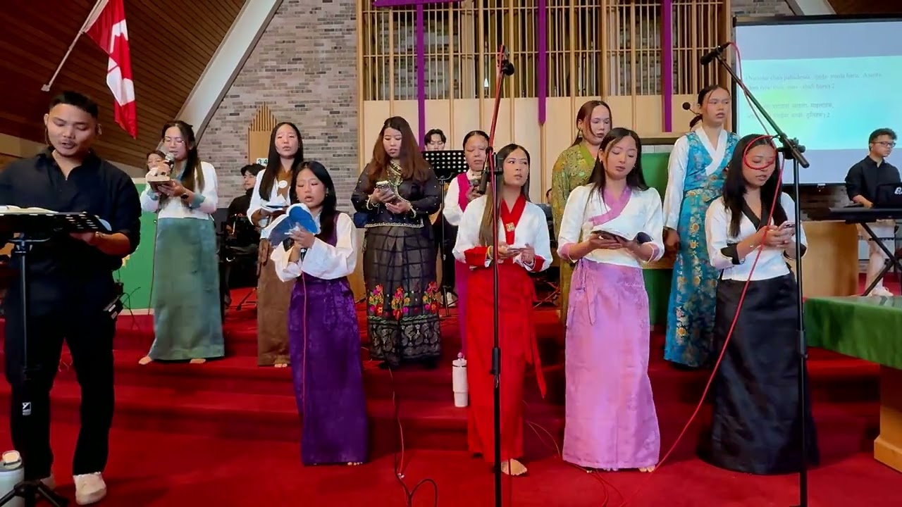 शिखरहरू हिउले ढाके झैं नेपाली ख्रीष्टीय गान गाउँदै ए.बी.एन.सी.सी मण्डली Sunday Service ABNCC Ottawa