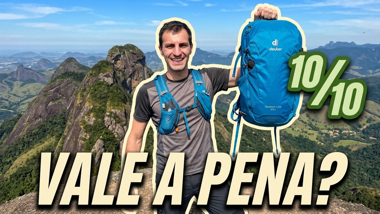 Testando a mochila DEUTER SPEED LITE 25l no Morro do Baú (Vale do Itajaí, SC, 819m) | Trilha 051