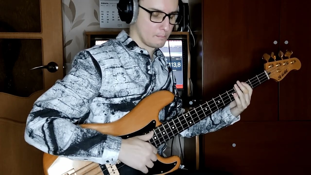 Just Around The Corner | Herbie Hancock | Cover by OS-Bass (Олег Соломко) | Slap Precision Bass