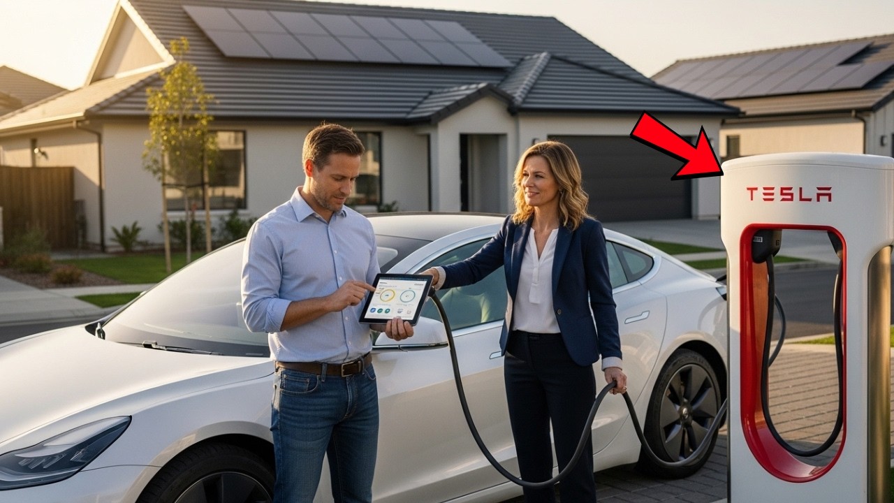 Член ТСЖ Карен постоянно подключала Tesla к моей солнечной электростанции, поэтому я выставил мак...