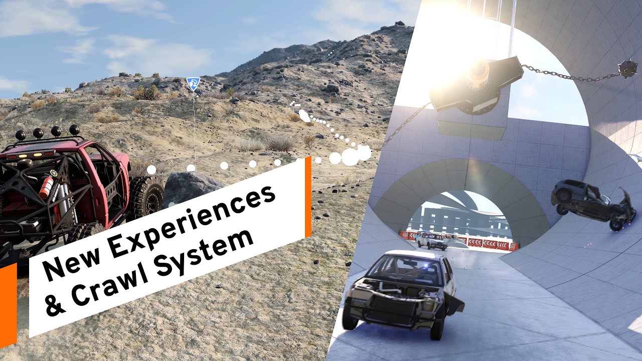 BeamNG.drive - New Experiences & Freeroam Crawl System - 0.37