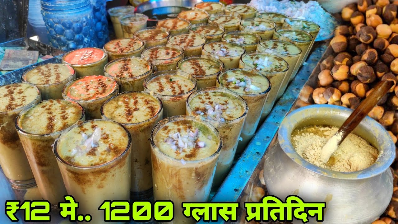 बिहार का MOCKTAIL सिर्फ 12₹ मे, 1200 Glass प्रतिदिन||Famous Sattu Wala In Patna||Jeev Chatora
