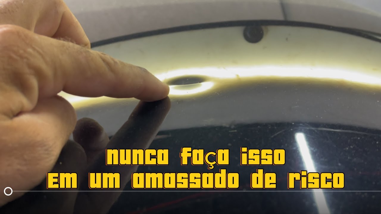 Não faça isso em um amassado de risco