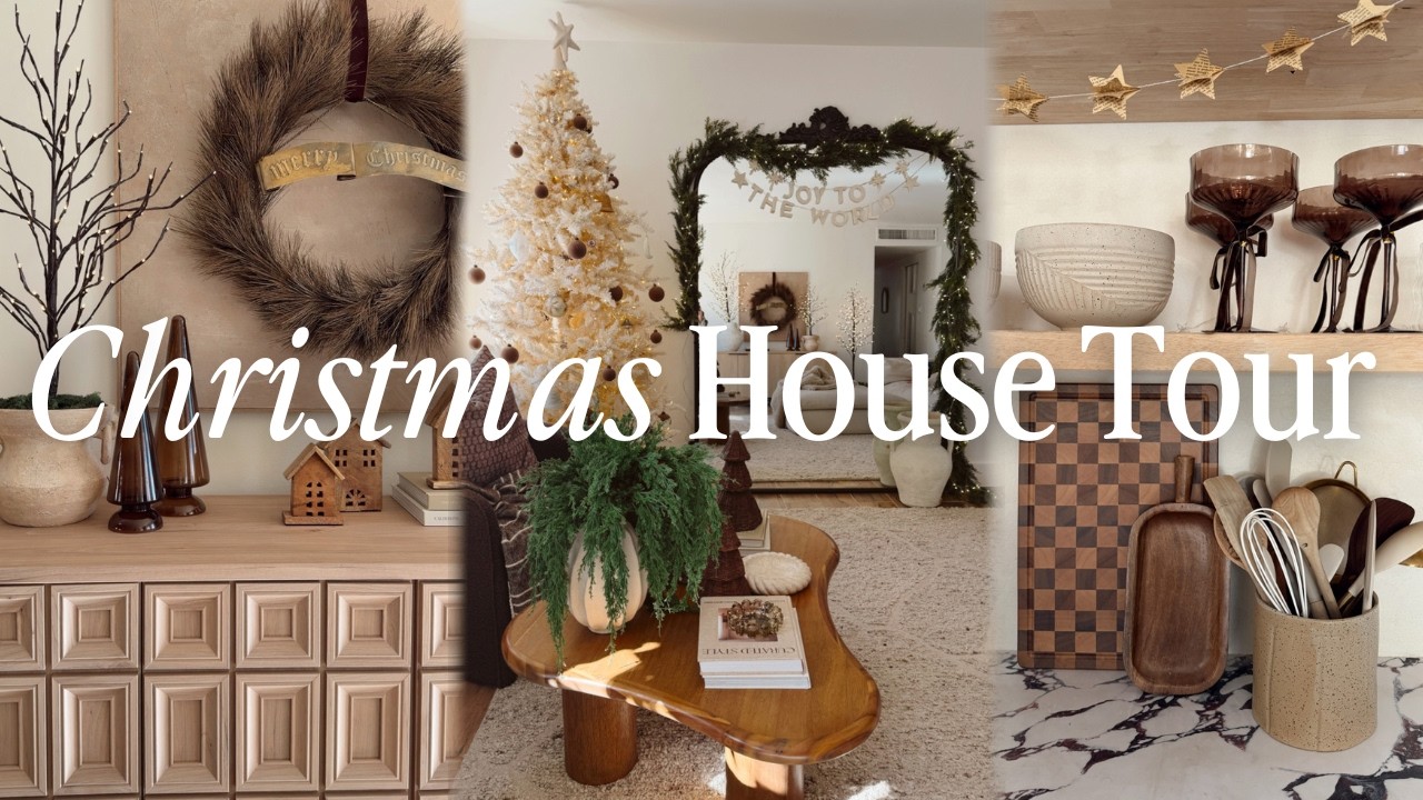 Full Christmas Home Tour ✨🎄 | Modern Cottage Style Christmas Decor