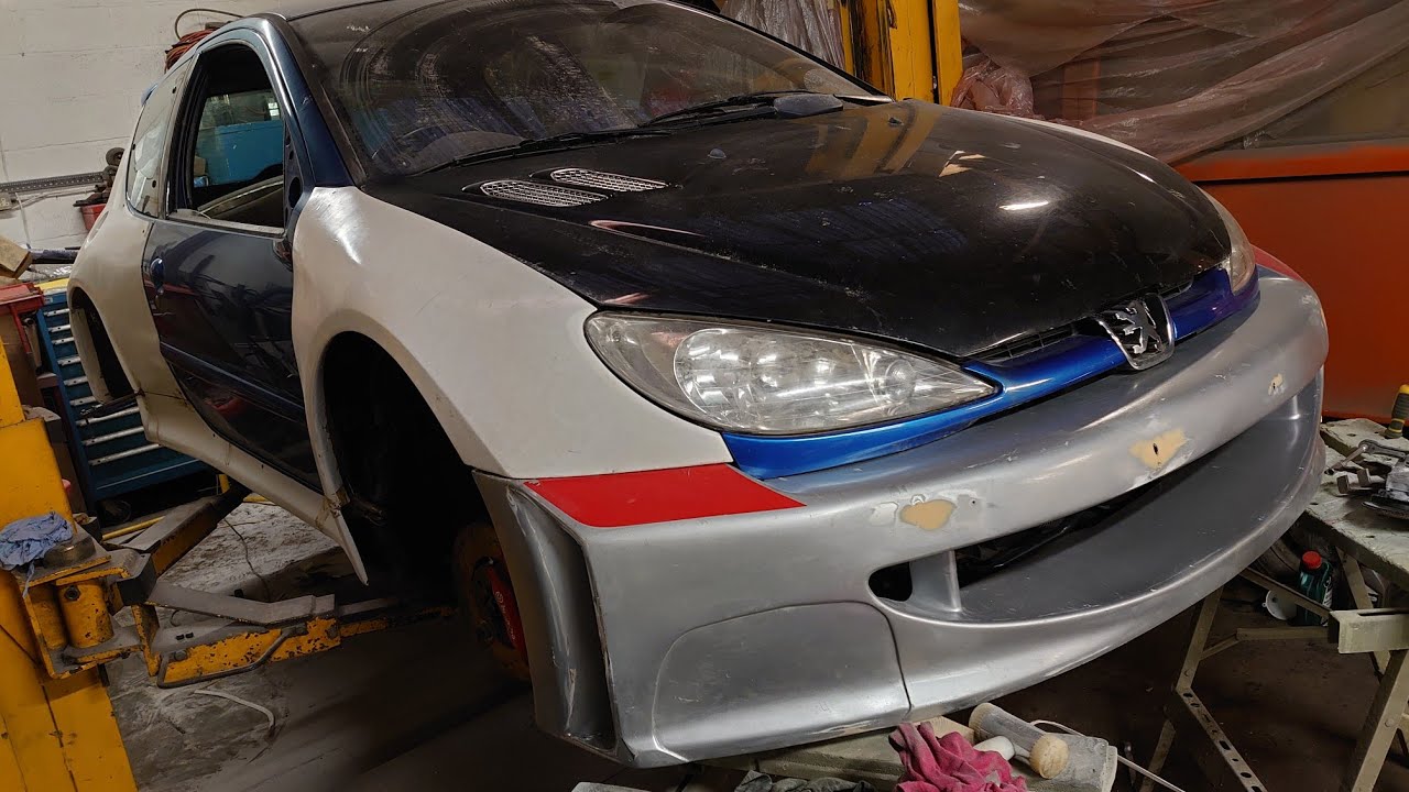 Peugeot 206 WRC rally replica/recreation part 1 #wrc #rallycar #peugeot206 #rally #replica