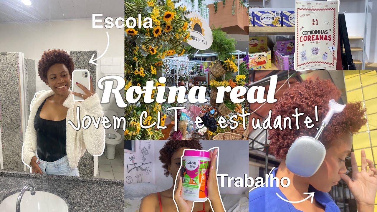 ROTINA REAL de uma JOVEM CLT e ESTUDANTE🏅