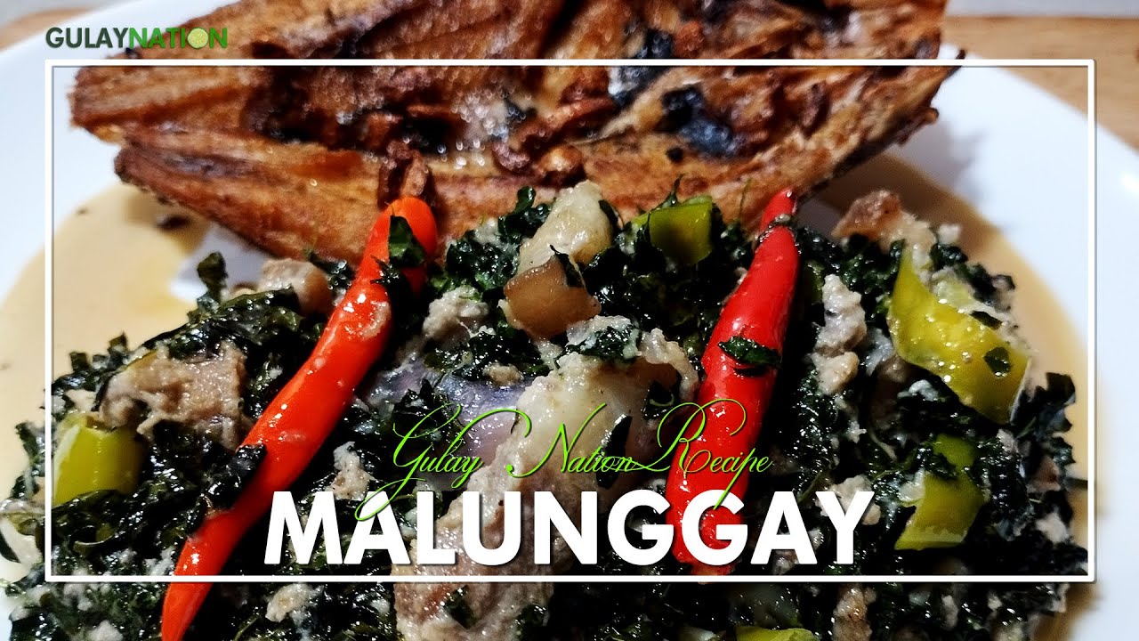 Nanguha at Nagluto Ako ng Malunggay na may Tinapa