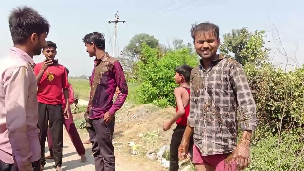 Gaon ki Holi ka vlog 