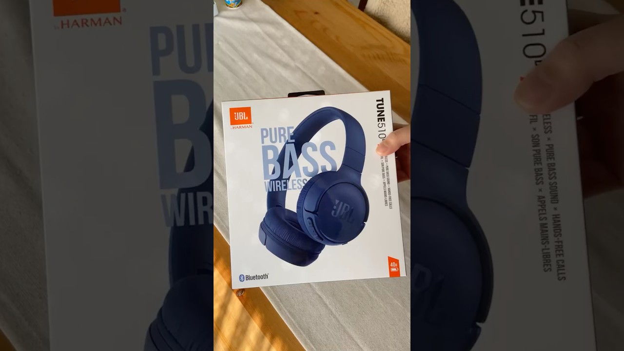 The JBL Headphones You Didn't Know You Needed |JBL Tune 510-BT #jbl #unboxing #asmr #youtubeshorts