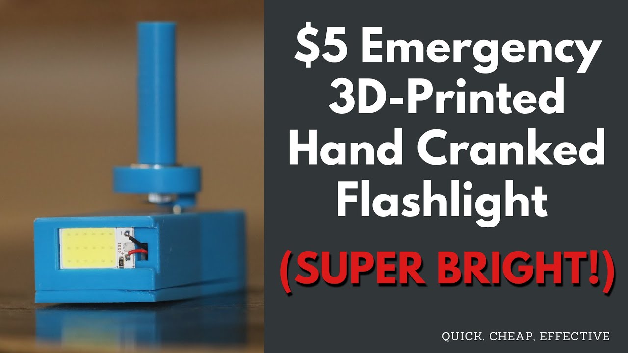 Cheap & Easy DIY Hand Cranked Flashlight