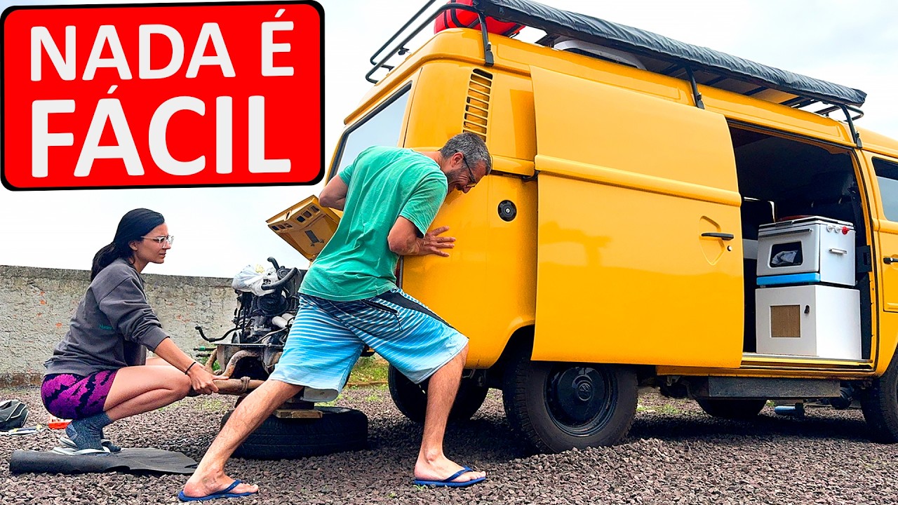 TIVEMOS QUE PARAR A VIAGEM DE KOMBI LOGO NO COMEÇO - TP03 EP12