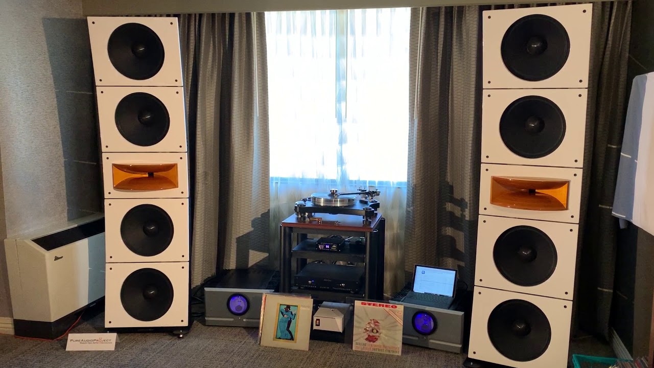 Quintet15 Horn1 PureAudioProject Open Baffle Speakers, PassLabs XA 160.8, VPI and Luminous Audio