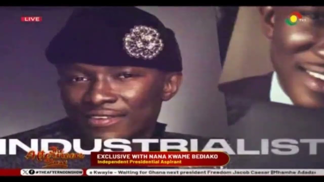 #TheAfternoonShow: Exclusive with Presidential Candidate Nana Kwame Bediako (Cheddar)