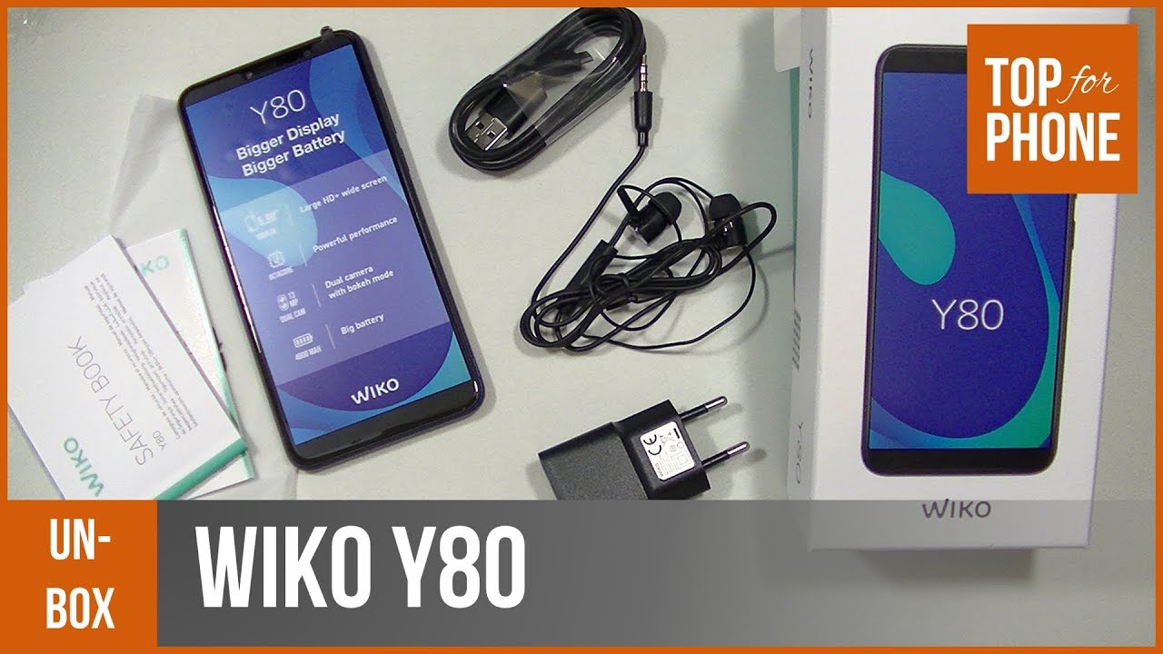 WIKO Y80 - déballage par TopForPhone