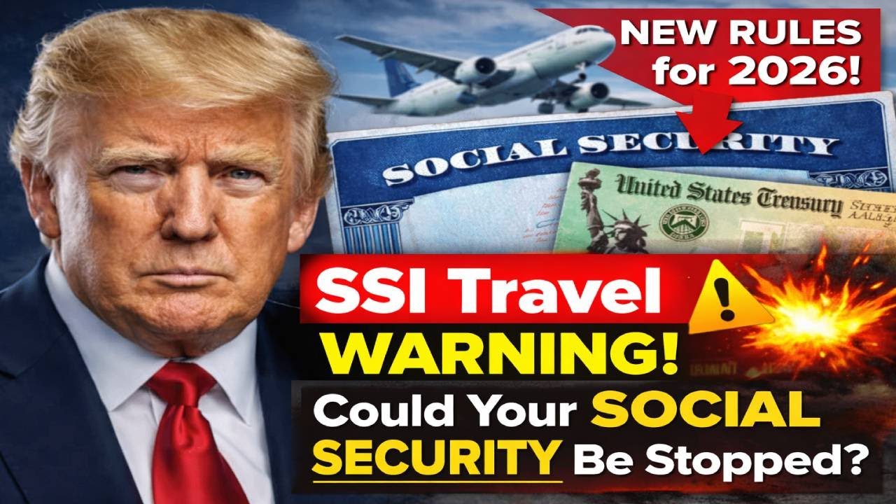 SSI ALERT: International travel could SUSPEND your Social Security check in 2026 | SSA Rules