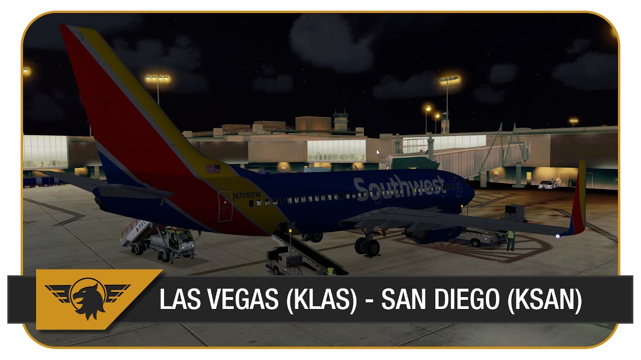 [Prepar3D] | Southwest | SWA347 | PMDG NGX | PilotEdge | FULL ATC | Vegas (KLAS) - San Diego (KSAN)