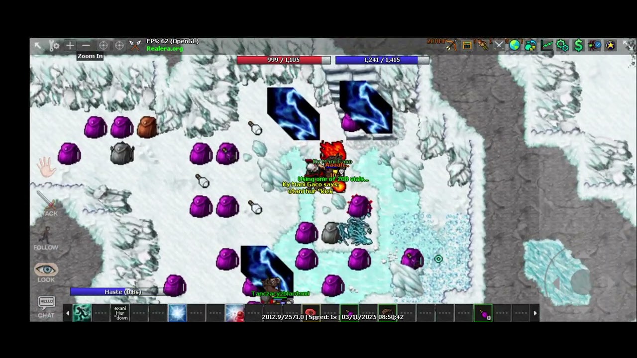 Tibia Realera Arcentis Pk Okolnir massacre REDSKULL 
