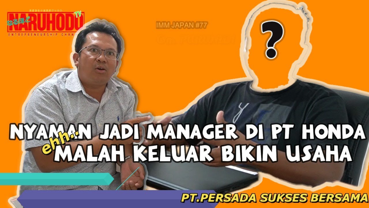Motivasi Alumni Yang Kaluar dari Zona nyaman Di Perusahaan Honda dan Bikin Perusahaan Sendiri