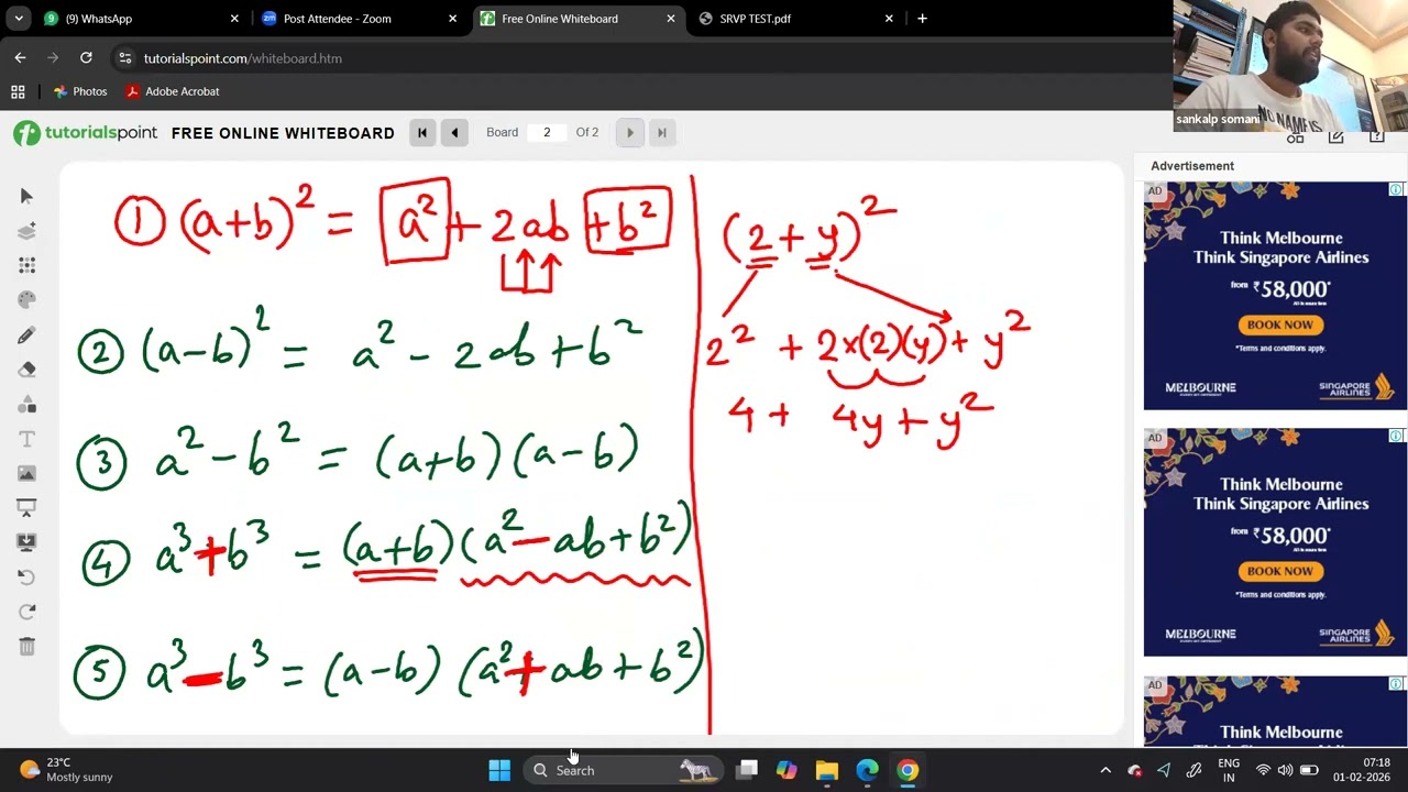 1 FEB  - 28 JAN MATHS PAPER DISCUSSION PART 1