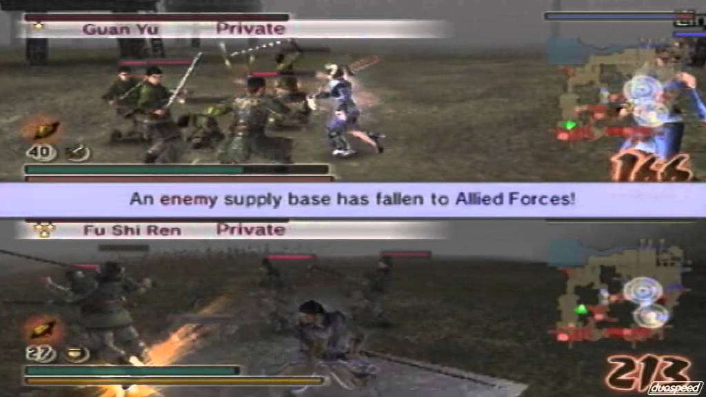 Dynasty Warriors 5 Battle at Fan Castle Allied Forces 2 Player