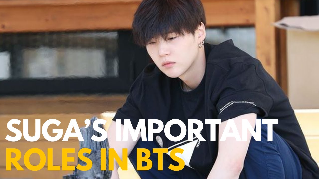 bts suga's seven important roles in bts & he's excelling in all of them