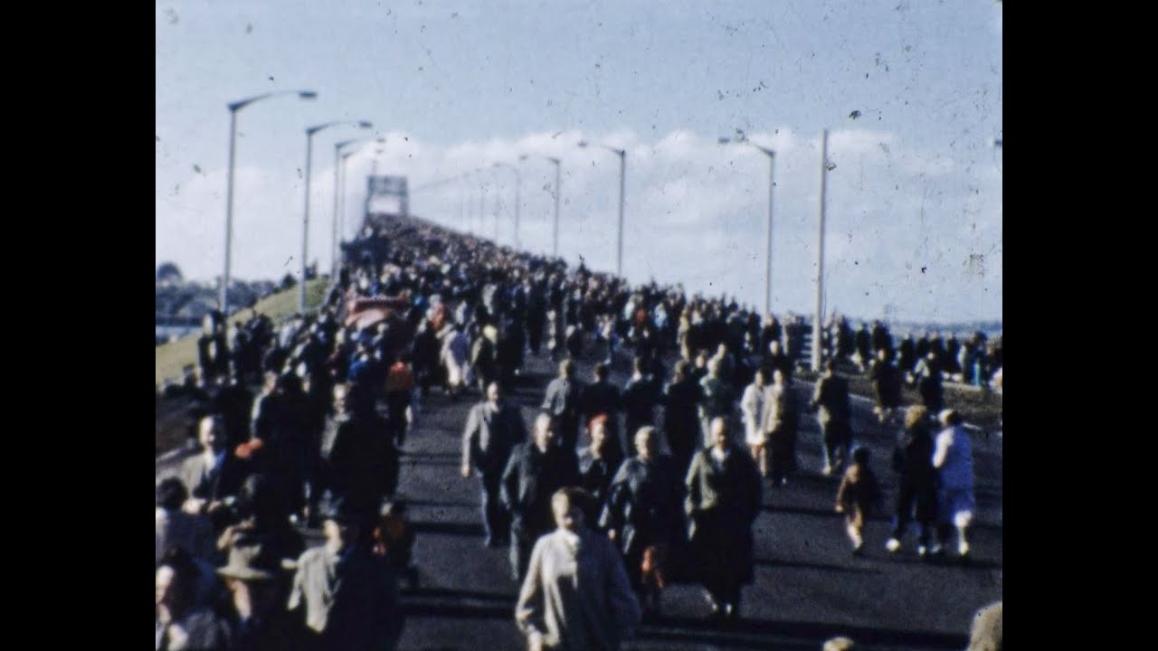 Auckland Harbour Bridge opening (1959)