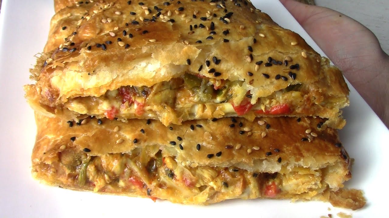 FEUILLETÉ À L'INDIENNE POULET CURRY RECETTE_RAMADAN PUFF PASTRY CHICKEN PEPPER RAMADAN Recipe #45