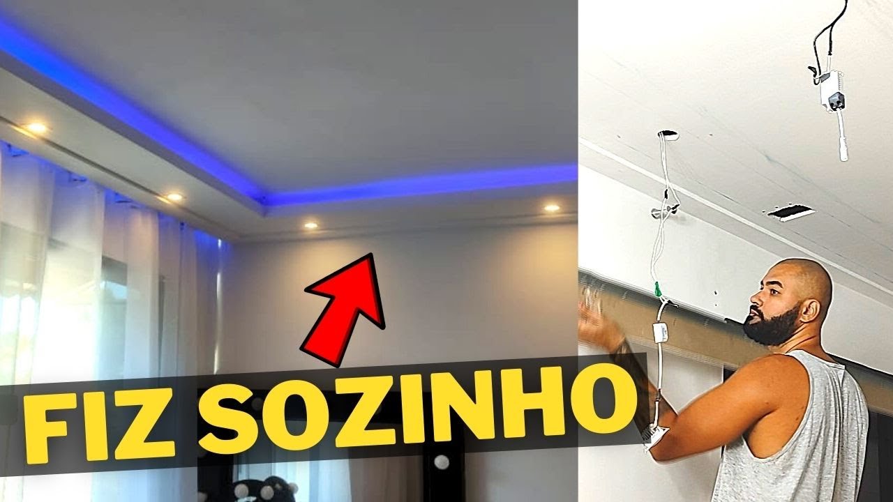 COMO FAZER SANCA DE DRYWALL - COMPLETO