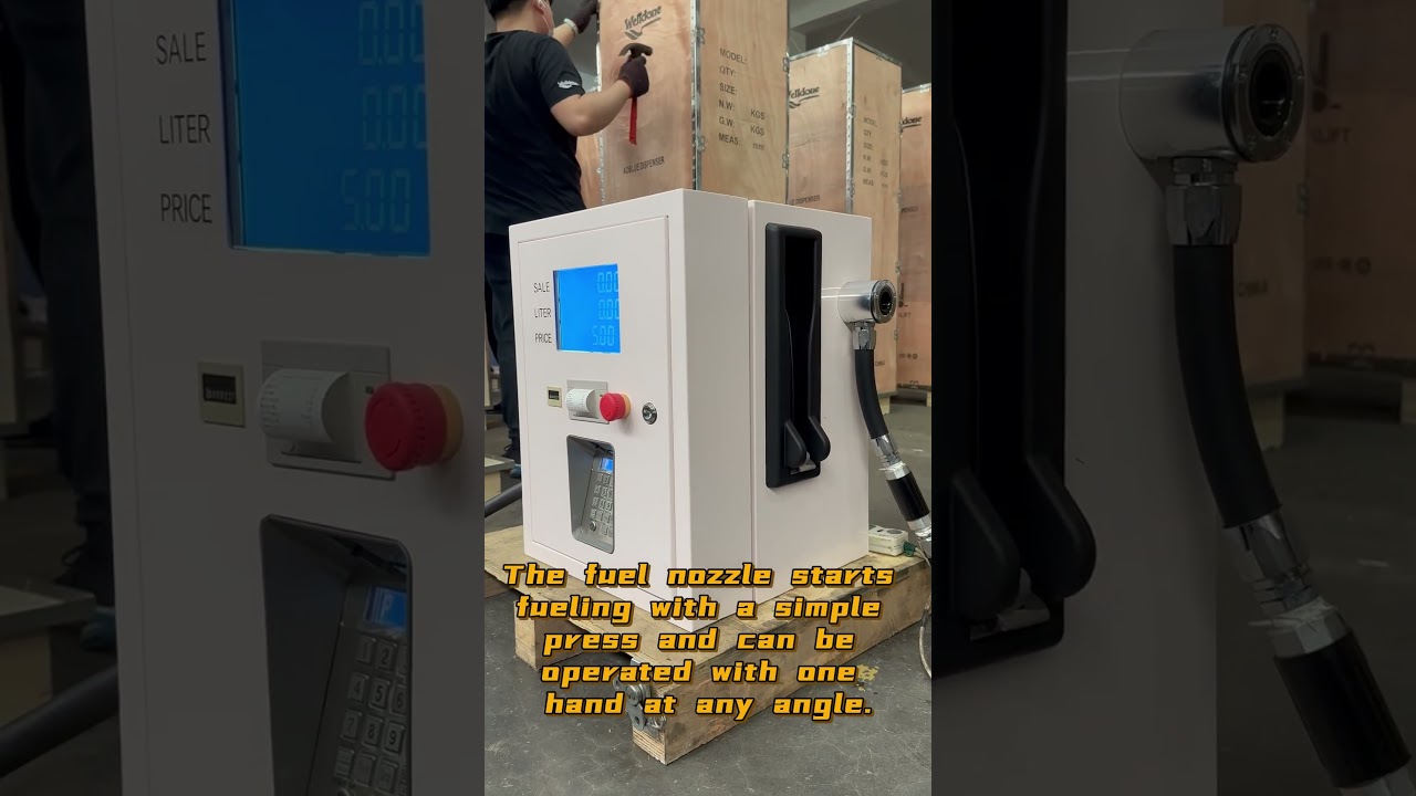 Welldone mini fuel dispenser can install on the tank truck , do customize #welldone #fueldispenser