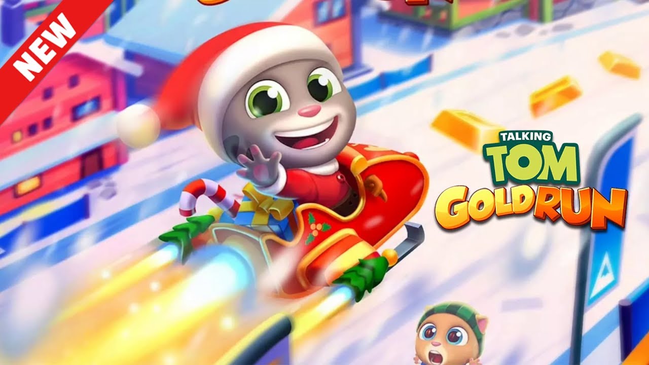 New SANTA TOM Talking Tom Gold Run - Christmas Update 2018