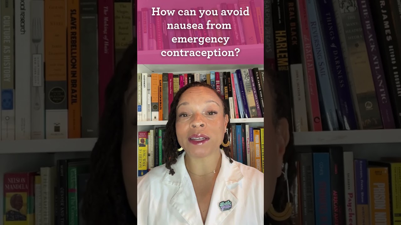 How can you avoid nausea from emergency contraception? #AskBedsider