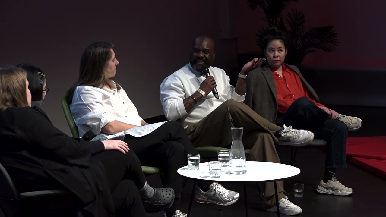 Panelist conversation, Karen Archey, Ramon Amaro, Kate Cooper, Lila Lee-Morrison, Natasha Tontey
