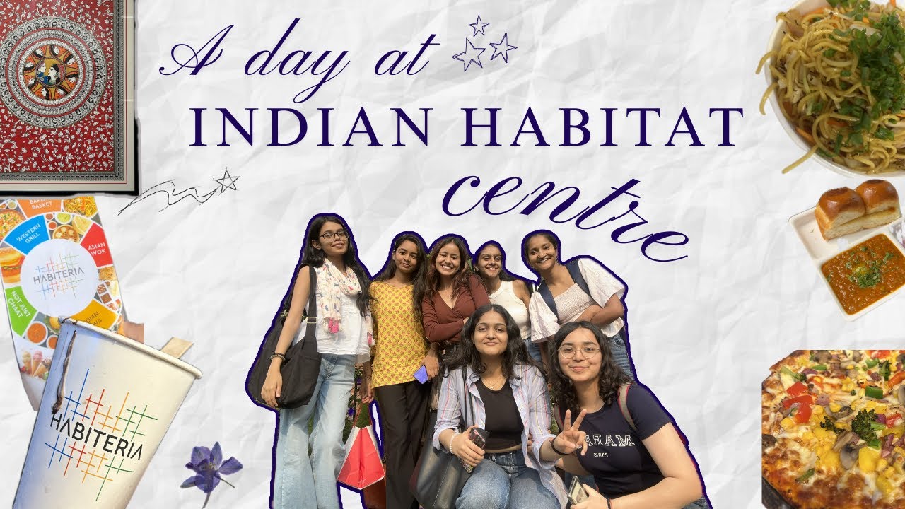 A Day at Indian Habitat Centre 🏛️|| Things To Do|| Food court || @AltogetherwithGunjan