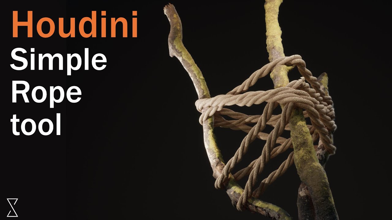 Simple Rope Tool || Houdini Tutorial