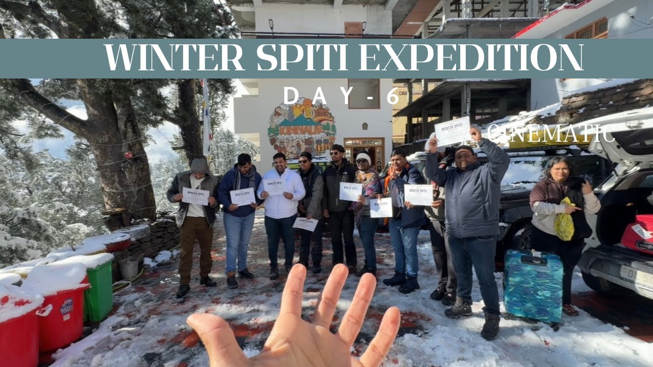 Day 6 /Winter Spiti Expedition | Emotional Goodbye & Certificate Ceremony | Kalpa snowfall to Shimla