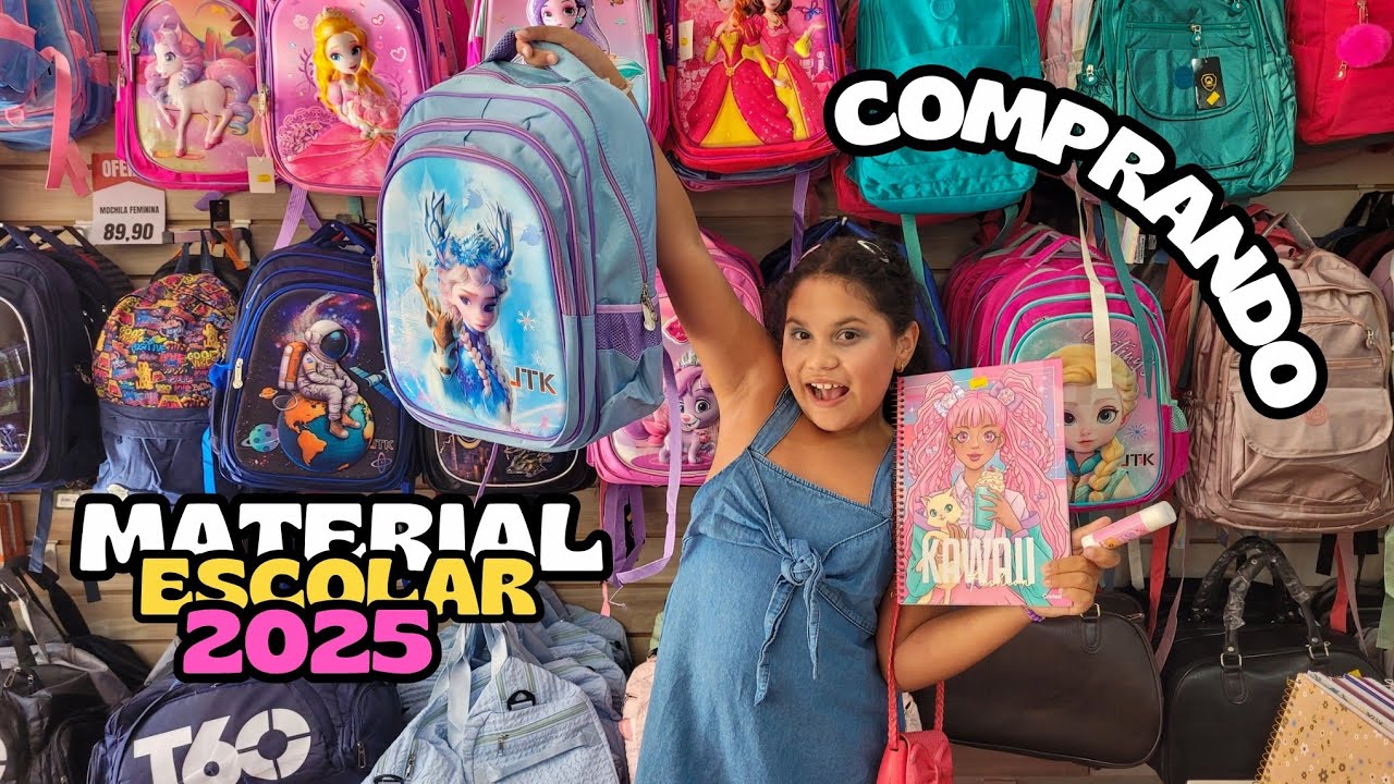 COMPRANDO MEU MATERIAL ESCOLAR 2025!!! - 4° ano