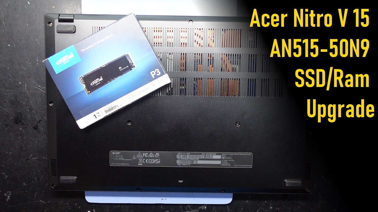 Обновление SSD и оперативной памяти Acer Nitro V 15 AN515-50N9