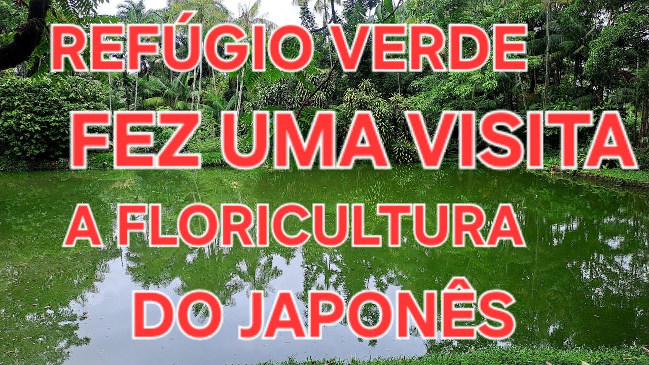 🌱💐🌱REFÚGIO VERDE VISITOU A FLORICULTURA TAKDA DO JAPONÊS. 