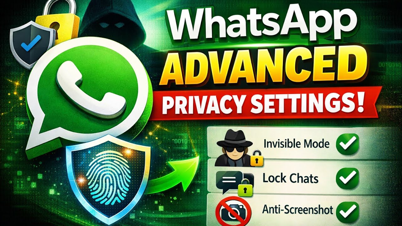 How to enable WhatsApp Advanced Privacy Setting | Whatsapp New Update 2026 🔥